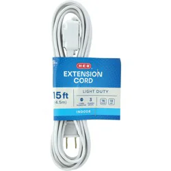 H-E-B Indoor Extension Cord - White