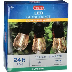 H-E-B LED Outdoor String Lights - Warm White