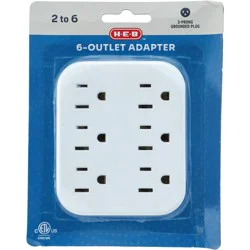 H-E-B 6-Outlet Power Adapter