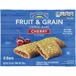 Hill Country Fare Fruit & Grain Cereal Bars - Cherry