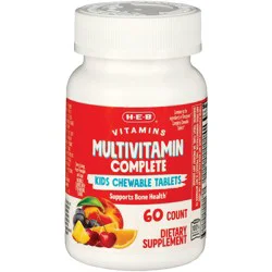H-E-B Complete Kids Multivitamin Chewable Tablet