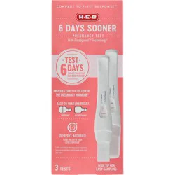 H-E-B 6 Days Sooner Pregnancy Test