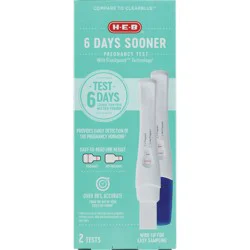 H-E-B 6 Days Sooner Pregnancy Test