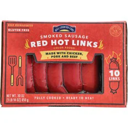 Hill Country Fare Red Hot Links