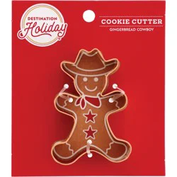 Destination Holiday Cowboy Gingerbread Cookie Cutter