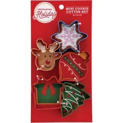 Destination Holiday Mini Cookie Cutter Set