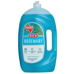 H-E-B Ultra Concentrated Dishwashing Liquid - Rosemary