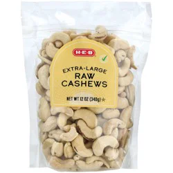 H-E-B Extra Large Raw Cashews