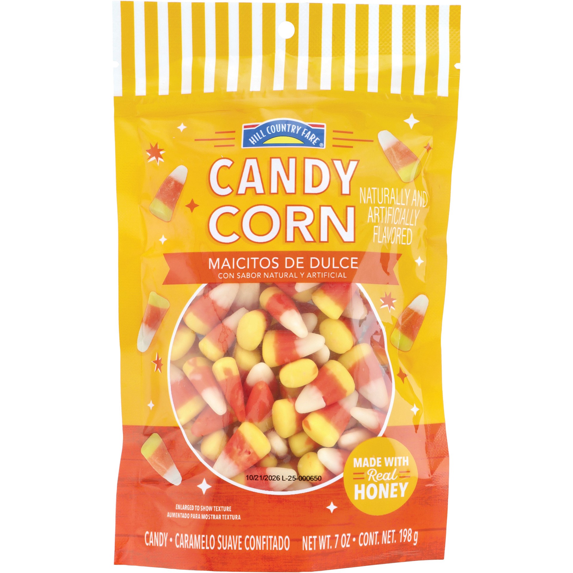 slide 1 of 1, Hill Country Fare Candy Corn, 7 oz
