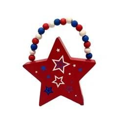 Destination Holiday Red Star Patriotic Table Décor