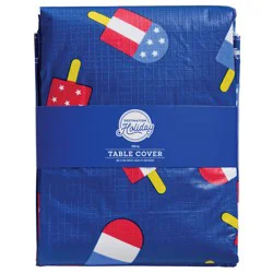 Destination Holiday Popsicle Scatter Print PEVA Table Cover