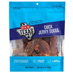 H-E-B Texas Pets Duck Jerky Slices Dog Treats