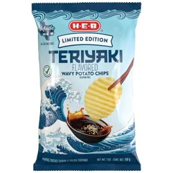 H-E-B Wavy Potato Chips - Teriyaki