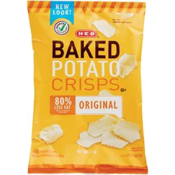 H-E-B Baked Potato Crisps - Original