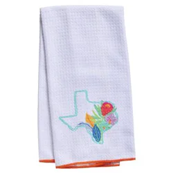 Destination Holiday Texas Floral Microfiber Towel