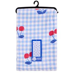 Destination Holiday Summer Beach Towel - Gingham Cherry