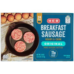 H-E-B Breakfast Sausage Patties - Original