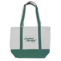 Central Market Mini Natural Cotton Canvas Tote