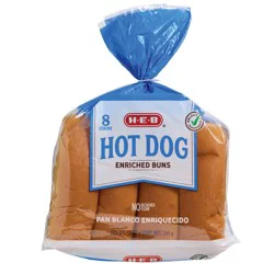 H-E-B Enriched Hot Dog Buns