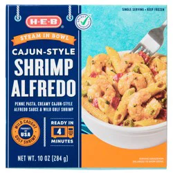 H-E-B Frozen Steam in Bowl - Cajun-Style Shrimp Alfredo