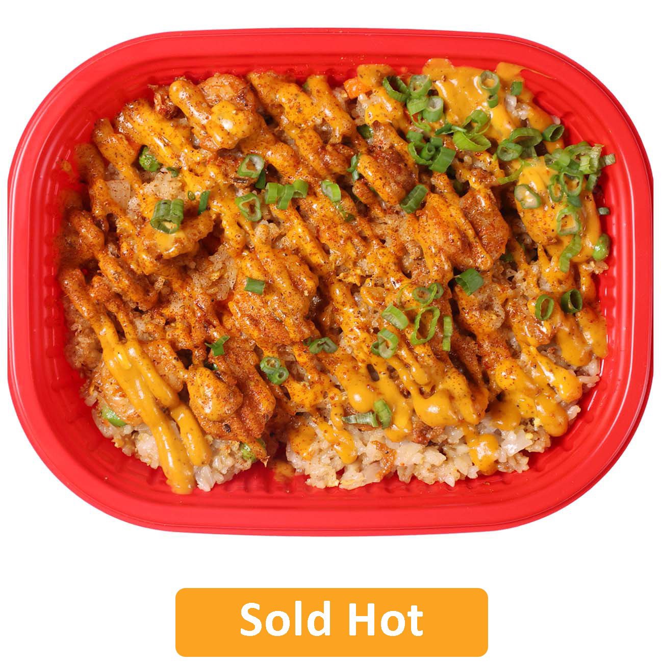 slide 1 of 1, H-E-B Sushiya Crawfish & Shrimp Cajun Fried Rice Bowl (Sold Hot), 18.84 oz