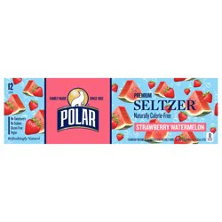 Polar Seltzer - 12pk 12oz - Strawberry Watermelon