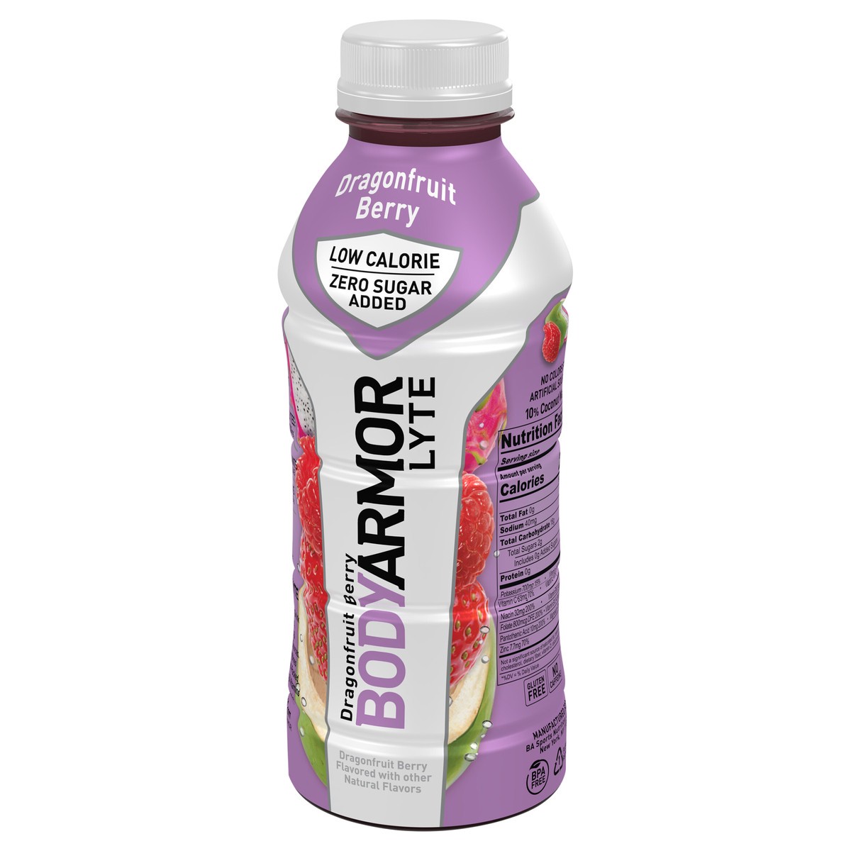 slide 7 of 10, BODYARMOR Lyte Dragonfruit Berry Bottle- 16 fl oz, 16 fl oz