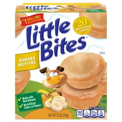 Entenmann's Little Bites Banana Mini Muffins, 5 packs, 7.5 oz