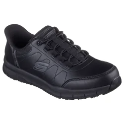 Skechers Work Nampa Slip-In Slip-Resistant Work Shoes, Black, Size 10.5