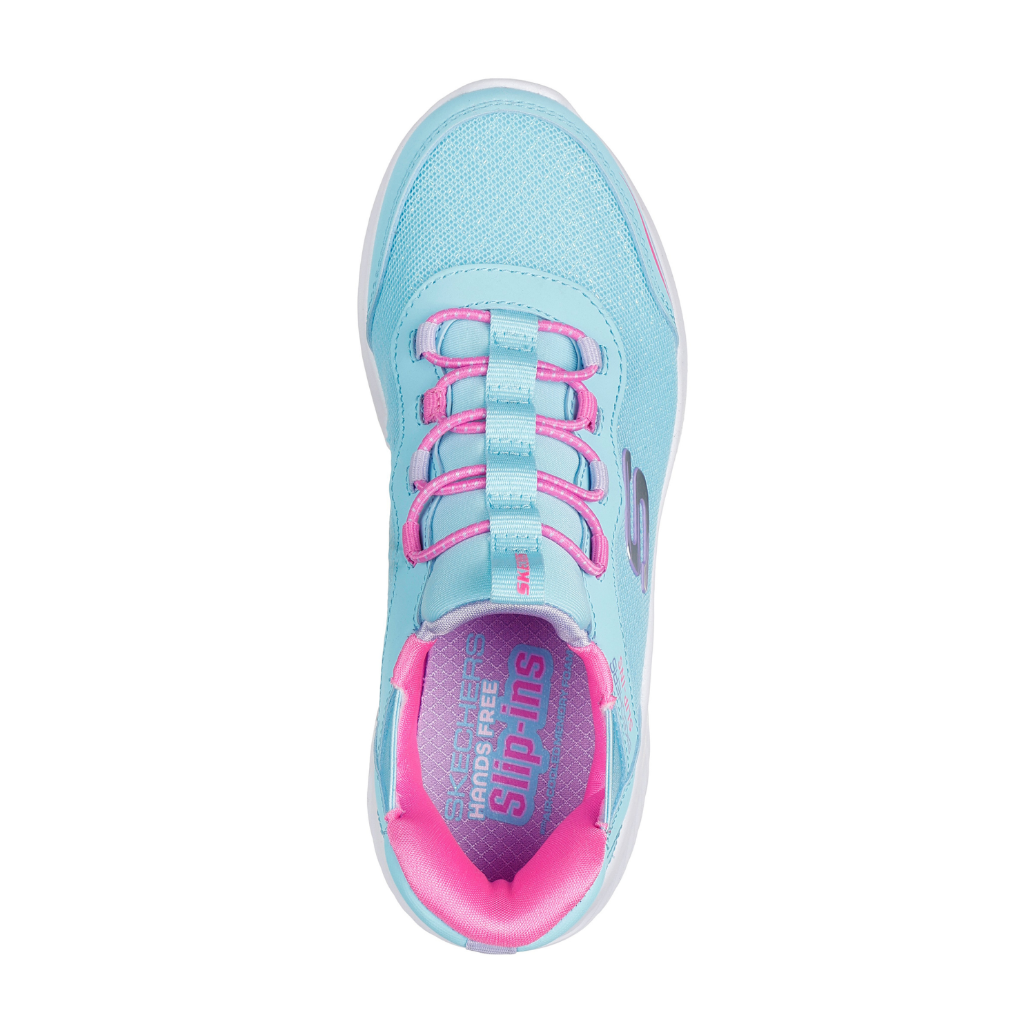 slide 4 of 4, Skechers Girls' Bounder Athletic Shoes, Turquoise, Size 3, 1 ct