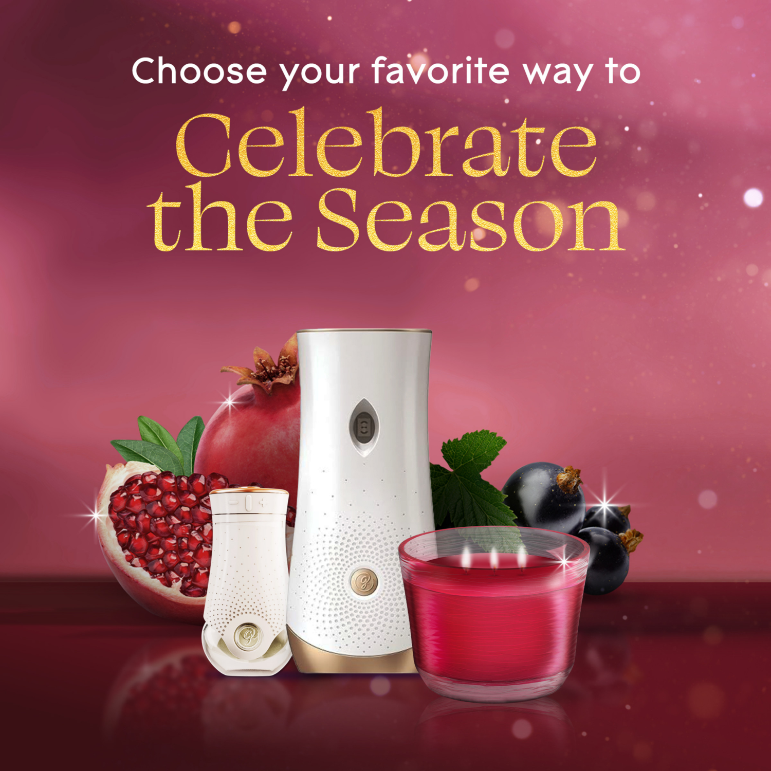 slide 7 of 8, Glade plugIns Pomegranate & Currant Scented Oil Refill - 2 ct, 2 ct; 1.34 oz