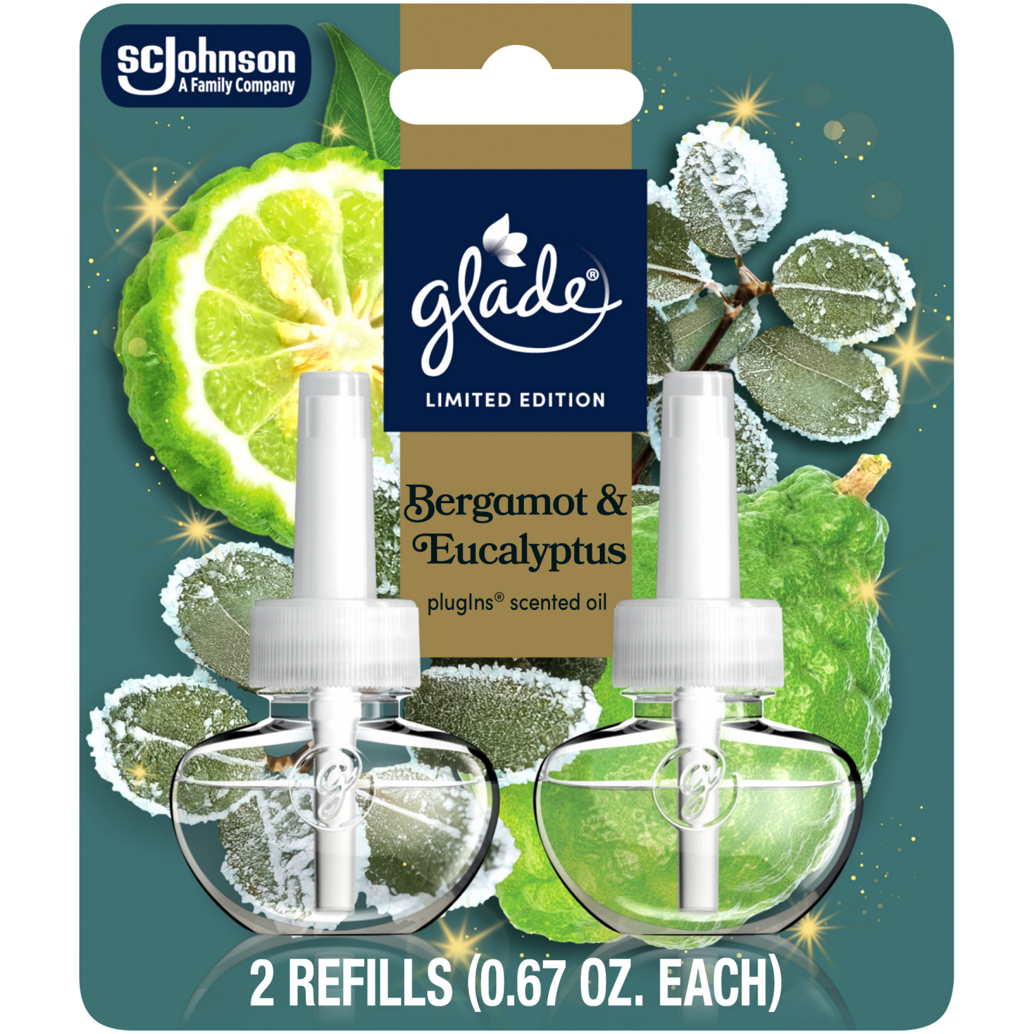 slide 1 of 8, Glade Rfl Eucalyptus Plug, 1 oz