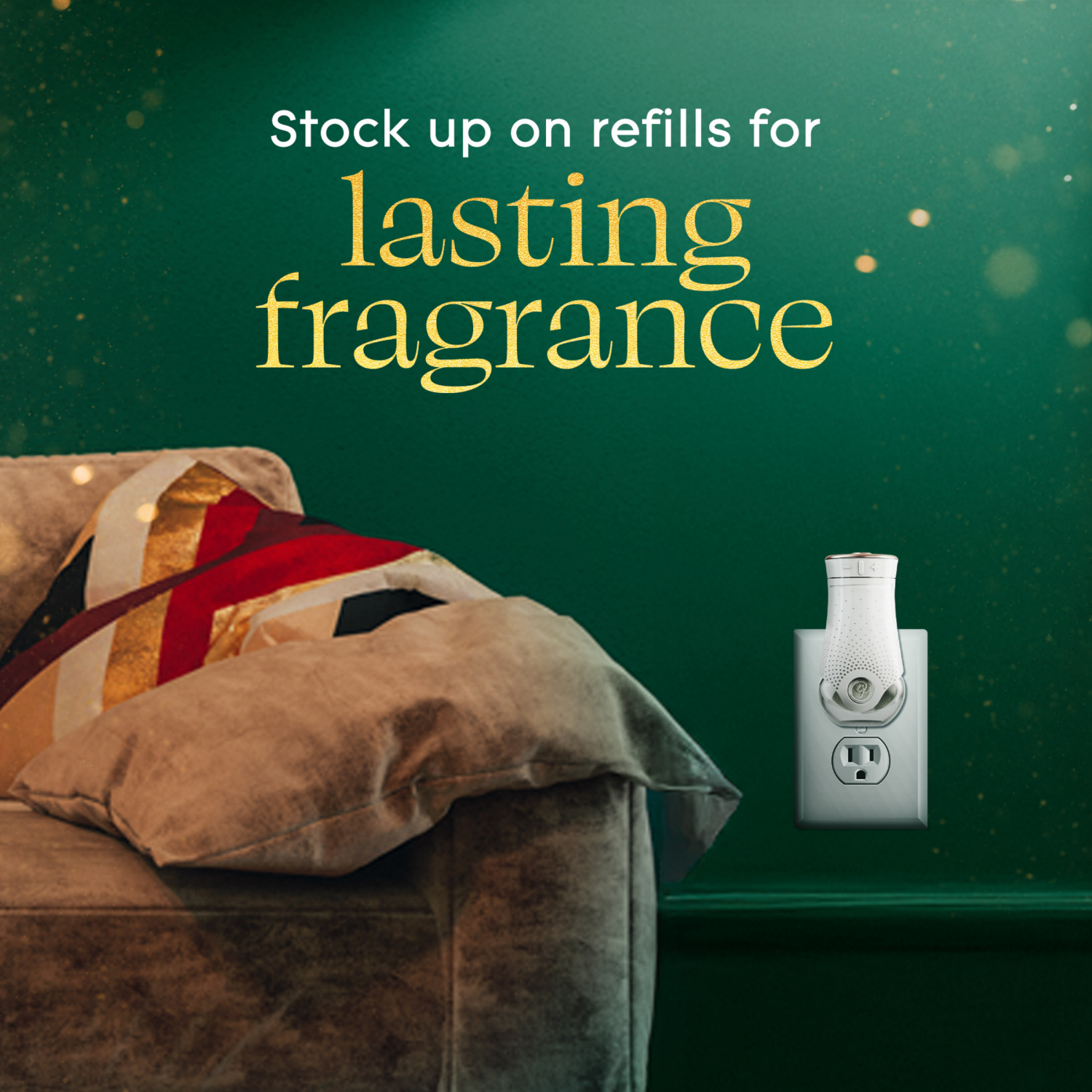 slide 5 of 8, Glade PlugIn Refills Air Freshener, Balsam & Spruce, 1.34oz., 5 count, 5 ct