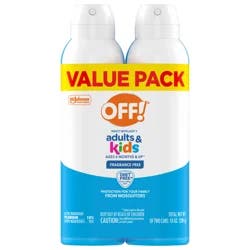 OFF! Adults & Kids Aerosol Twin Pack - 2 x 10 oz