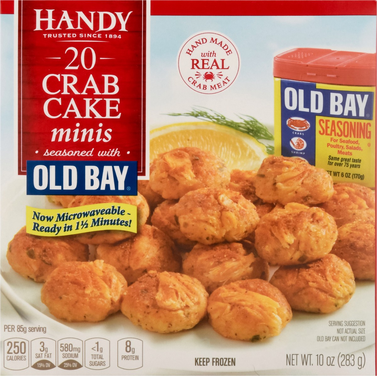 slide 5 of 12, Handy Crab Cake Minis 20 ea, 20 ct