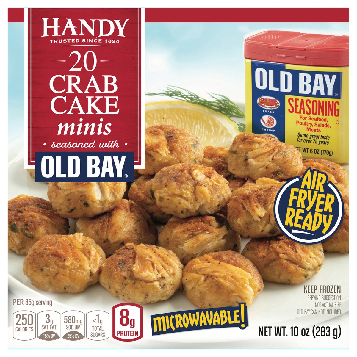 slide 1 of 12, Handy Old Bay Mini Crab Cakes, 20 ct