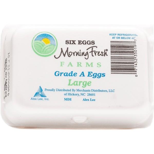 slide 1 of 1, Morning Fresh Grade A Large White Eggs, 1 ct