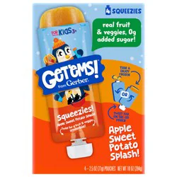 Get'ems Squeezies Apple Sweet Potato Splash