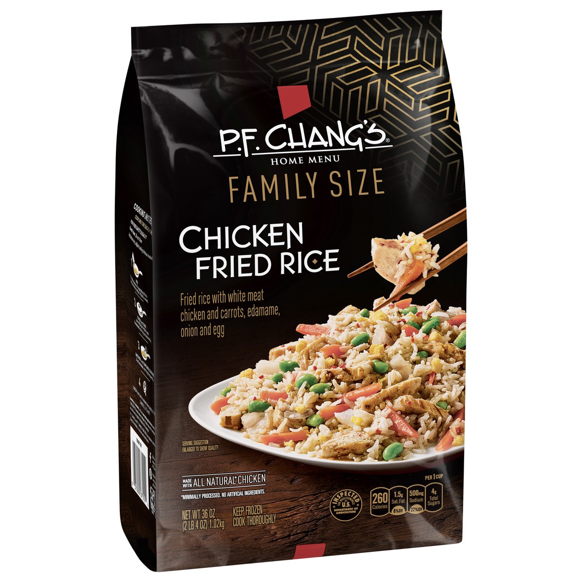 slide 5 of 6, P.F. Chang's Home Menu Chicken Fried Rice Family Size Skillet Meal, Frozen Meal, 36 OZ, 36 oz