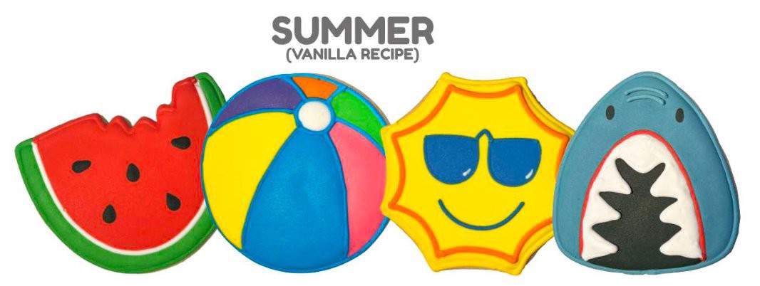 slide 1 of 1, Deco Cookies Summer Hand-Decorated Cookie, 1 ct
