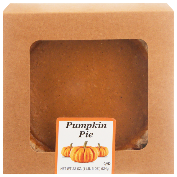 slide 1 of 1, Our Brand Bakery Pumpkin Pie 8 Inch, 22 oz