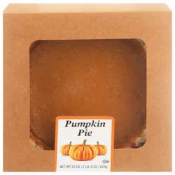 Bakery Pumpkin Pie 8 Inch