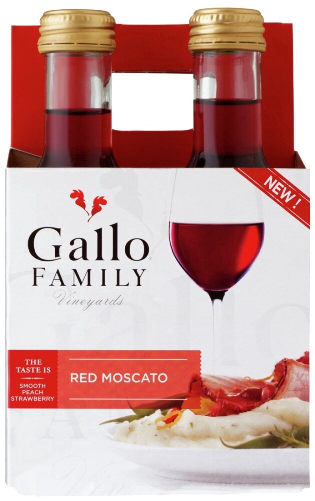 slide 1 of 1, Gallo Family Red Moscato, 187 ml
