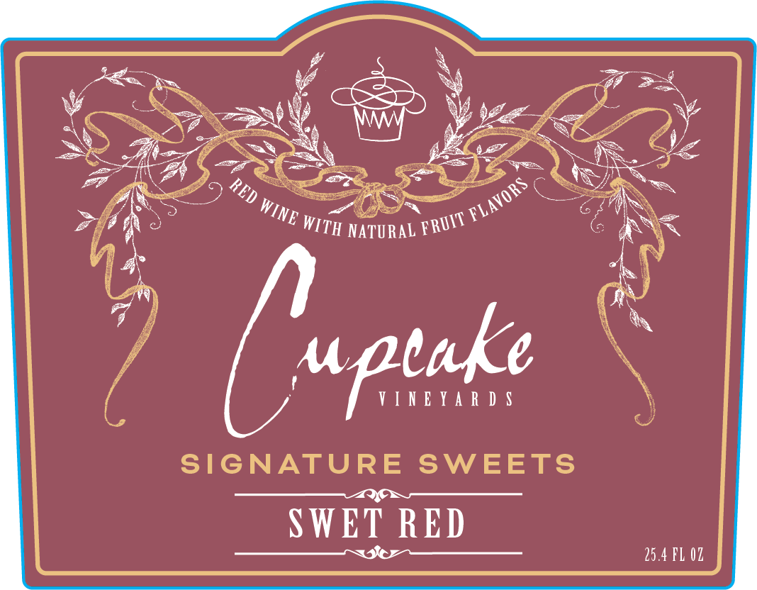 slide 5 of 5, Cupcake Vineyards Sweet Red, Red wine, 750ml, 750 ml
