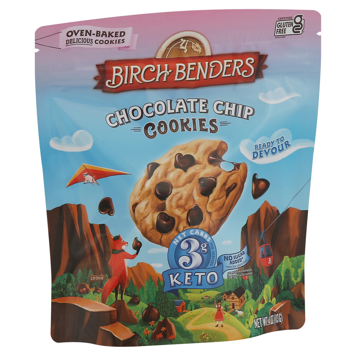 slide 8 of 9, Birch Benders Chocolate Keto Cookies 4Oz, 1 ct