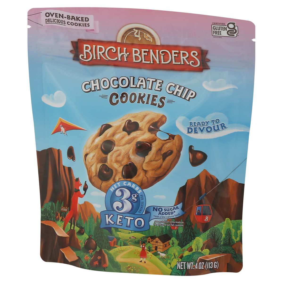 slide 9 of 9, Birch Benders Chocolate Keto Cookies 4Oz, 1 ct