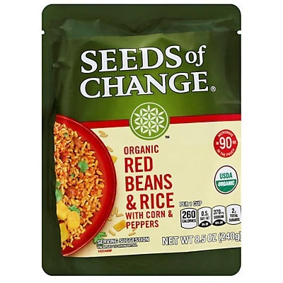 slide 1 of 1, Seeds of Change Organic Red Beans & Rice, 8.5 oz