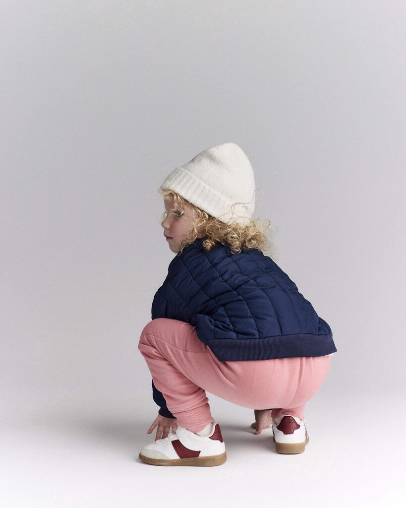 slide 4 of 7, Otteravenue Toddler Quilted Bomber Jacket - Navy Navy 2T, 1 ct