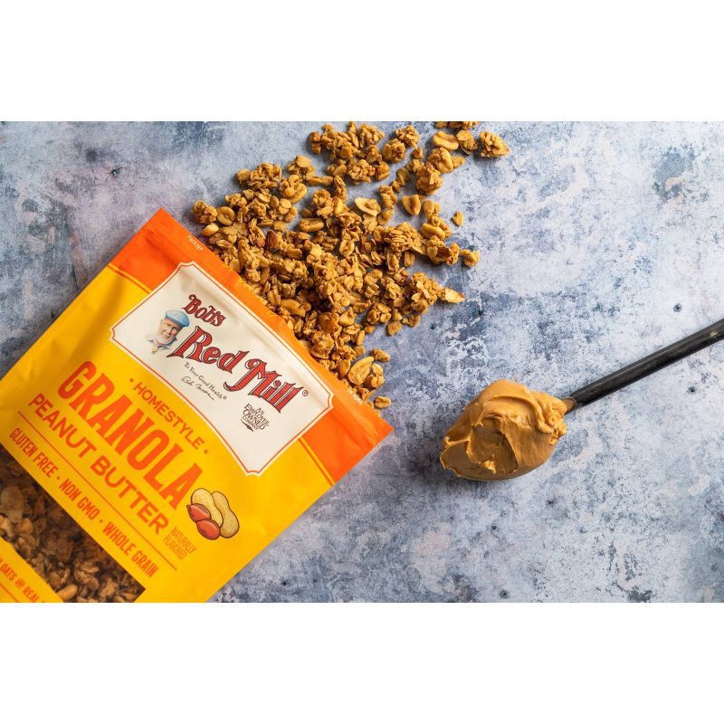 slide 4 of 5, Bob's Red Mill Homestyle Peanut Butter Granola 11 oz, 11 oz