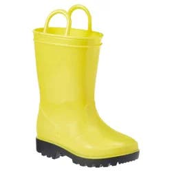 Falls Creek Toddle Boy Shiny Yellow Rain Boot, Yellow, size 5